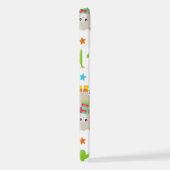 Patroon van lama's, Cute Llamas, Alpacas, Cactus iPhone Hoesje (Rechterkant)