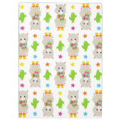 Patroon van lama's, Cute Llamas, Alpacas, Cactus Klembord (Achterkant)