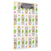 Patroon van lama's, Cute Llamas, Alpacas, Cactus Klembord (Rechts)