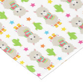 Patroon van lama's, Cute Llamas, Alpacas, Cactus Medium Tafelloper (Hoek)