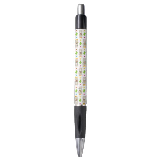 Patroon van lama's, Cute Llamas, Alpacas, Cactus Pen (Voorkant Verticaal)