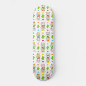 Patroon van lama's, Cute Llamas, Alpacas, Cactus Persoonlijk Skateboard (Voorkant)