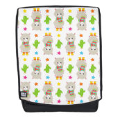 Patroon van lama's, Cute Llamas, Alpacas, Cactus Rugtassen (Voorkant)