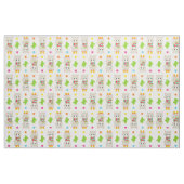 Patroon van lama's, Cute Llamas, Alpacas, Cactus Stof (Fat Quarter)