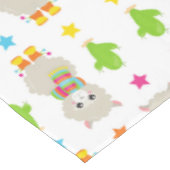 Patroon van lama's, Cute Llamas, Alpacas, Cactus Tafelkleed (Gekanteld)