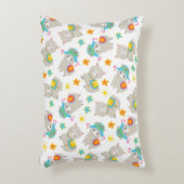 Patroon van lama's, schildlama's, alpaca's, bloeme accent kussen (Voorkant(Verticaal))