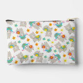 Patroon van lama's, schildlama's, alpaca's, bloeme etui (Achterkant)