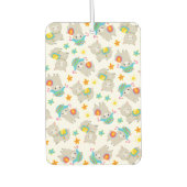 Patroon van lama's, schildlama's, alpaca's, bloeme luchtverfrisser (Voorkant)