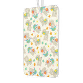 Patroon van lama's, schildlama's, alpaca's, bloeme luchtverfrisser (Links)