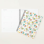 Patroon van lama's, schildlama's, alpaca's, bloeme planner (Display)