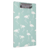 Patroon van lamingos, Flamingo patroon, blauw Klembord (Rechts)