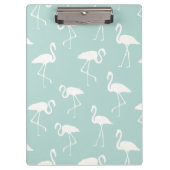 Patroon van lamingos, Flamingo patroon, blauw Klembord (Voorkant)
