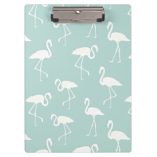 Patroon van lamingos, Flamingo patroon, blauw Klembord (Voorkant)