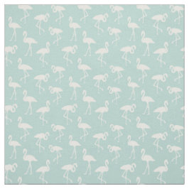 Patroon van lamingos, Flamingo patroon, blauw Stof