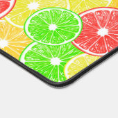 patroon van lemmetjes, sinaasappels, pompelmoezen  bureaumat (Hoek)