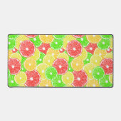 patroon van lemmetjes, sinaasappels, pompelmoezen  bureaumat (Voorkant)