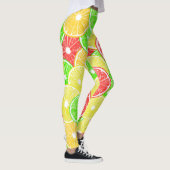 patroon van lemmetjes, sinaasappels, pompelmoezen  leggings (Rechts)