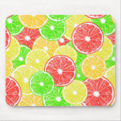 patroon van lemmetjes, sinaasappels, pompelmoezen muismat (Voorkant)