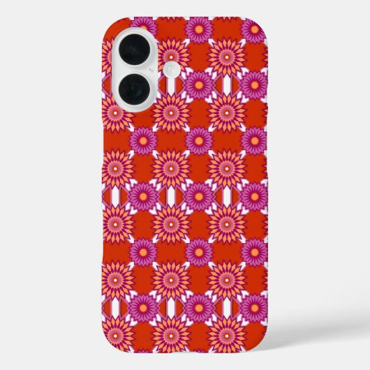 Patroon van lesbische pride/oranje spiegel Case-Mate iPhone case (Achterkant)