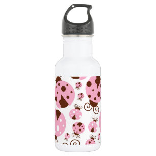 Patroon van Lieveheersbeestjes, Mooie Lieveheersbe Waterfles