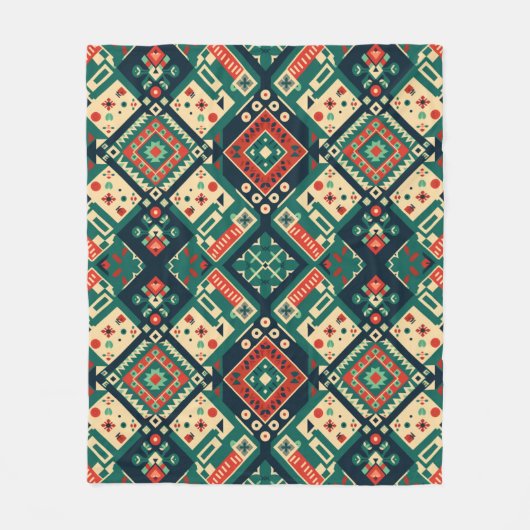 Patroon van Litouwen Fleece Deken (Voorkant)