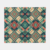 Patroon van Litouwen Fleece Deken (Voorkant (Horizontaal))