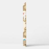 Patroon van luiaards, schattige luiaards, harten,  Case-Mate iPhone case (Achterkant / Rechts)