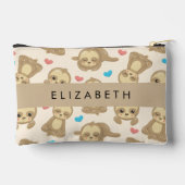 Patroon van luiaards, schattige luiaards, harten,  etui (Achterkant)