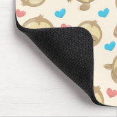 Patroon van luiaards, schattige luiaards, harten,  muismat (Hoek)