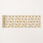 Patroon van luiaards, schattige luiaards, harten, yogamat (Achterkant (horizontaal))