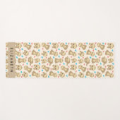 Patroon van luiaards, schattige luiaards, harten,  yogamat (Voorkant (horizontaal))