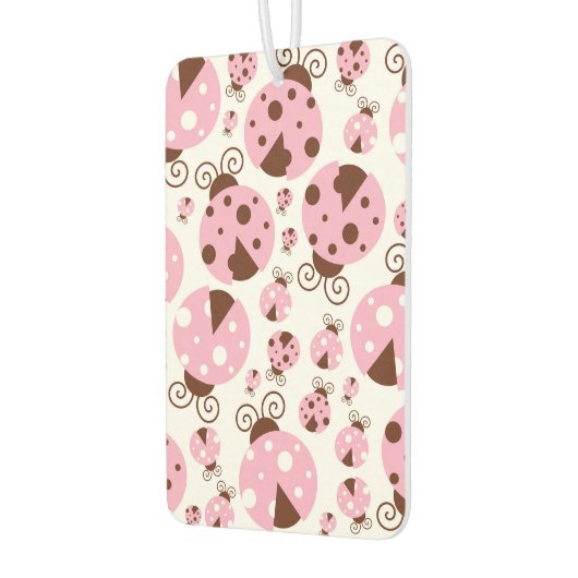 Patroon van luibugs, luidobbels, roze luidobbels luchtverfrisser (Links)