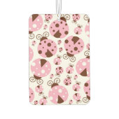 Patroon van luibugs, luidobbels, roze luidobbels luchtverfrisser (Achterkant)