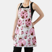 Patroon van luibugs, luidobbels, roze luidobbels schort (Insitu)