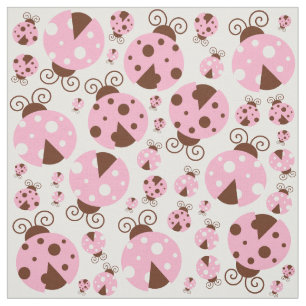 Patroon van luibugs, luidobbels, roze luidobbels stof