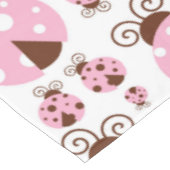 Patroon van luibugs, luidobbels, roze luidobbels tafelkleed (Gekanteld)