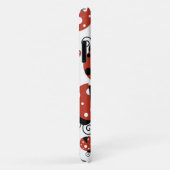 Patroon van luibugs, luidoezels, rode luibugs Case-Mate iPhone case (Achterkant/rechts)
