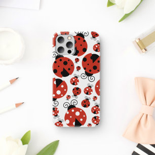 Patroon van luibugs, luidoezels, rode luibugs Case-Mate iPhone case