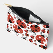 Patroon van luibugs, luidoezels, rode luibugs etui (Open)