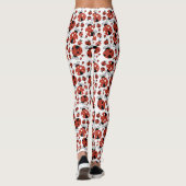 Patroon van luibugs, luidoezels, rode luibugs leggings (Achterkant)