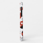 Patroon van luibugs, rode luibugs, Jouw naam Case-Mate iPhone Case (Achterkant/links)