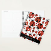 Patroon van luibugs, rode luibugs, Jouw naam Planner (Display)
