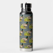 Patroon van mannelijke wilde eend waterfles (Links)