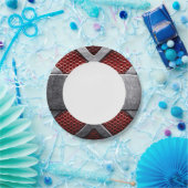 Patroon van metaal bord (Feest)