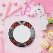 Patroon van metaal bord (Feest)