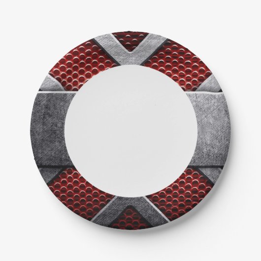 Patroon van metaal bord (Voorkant)