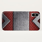 Patroon van metaal bord Case-Mate iPhone case (Achterkant (horizontaal))