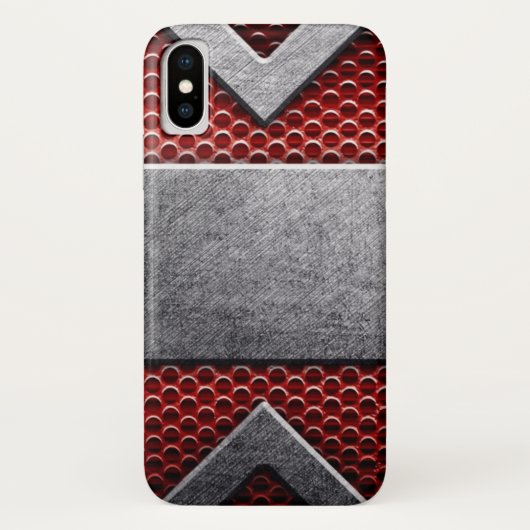 Patroon van metaal bord Case-Mate iPhone case (Achterkant)