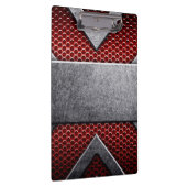 Patroon van metaal bord klembord (Rechts)