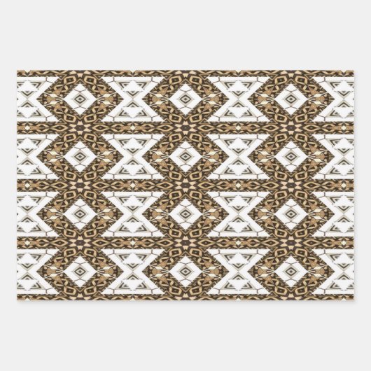 patroon van modder inpakpapier vel (Voorkant 3)